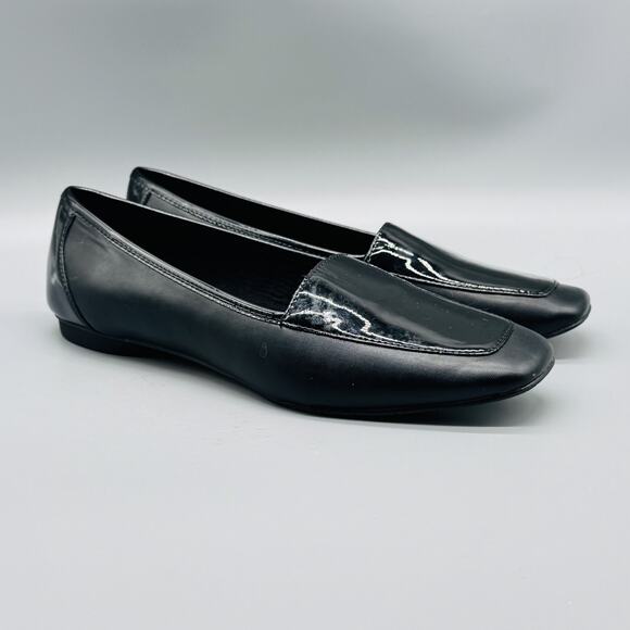 Donald Pliner Shoes Womens 8 Loafer Flats Patent Leather Comfort Work Doris - Picture 2 of 13